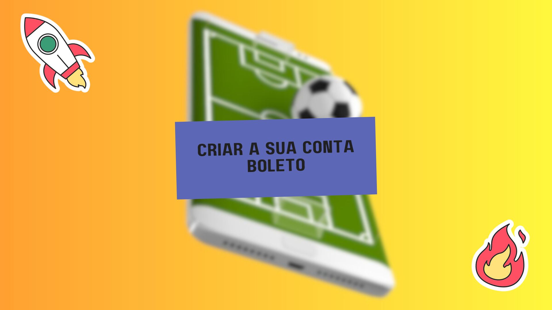 Criar a sua conta Boleto