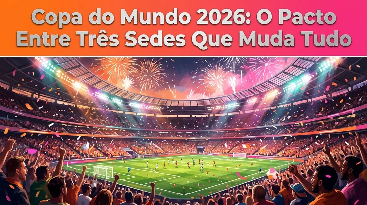 Copa do Mundo 2026: O Pacto Entre Três Sedes Que Muda Tudo